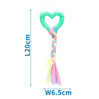 Nobleza zelené srdiečko s uzlíkom 6,5 x 20 cm